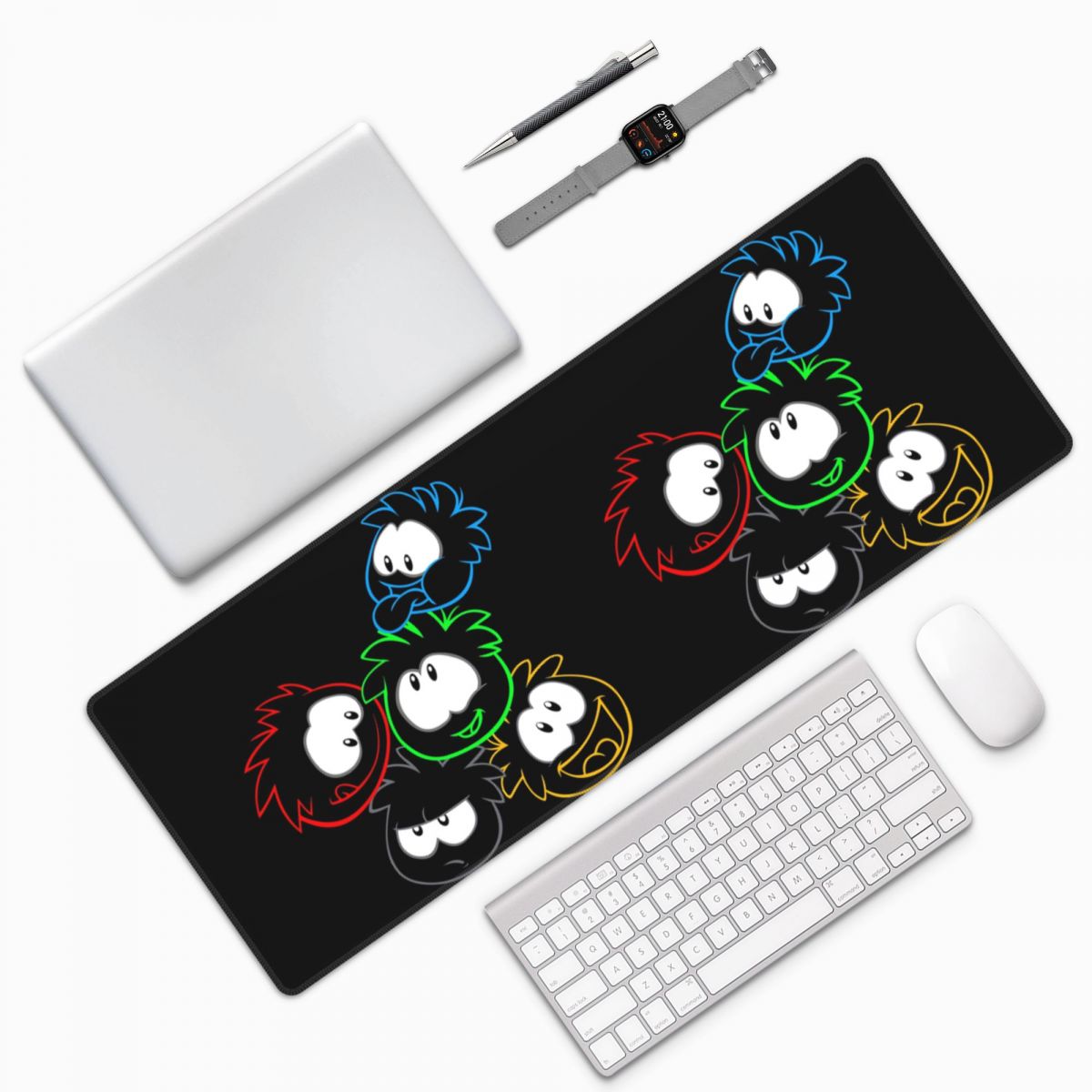 Pc Gaming Club - Club Penguin Puffle Group Large Mouse