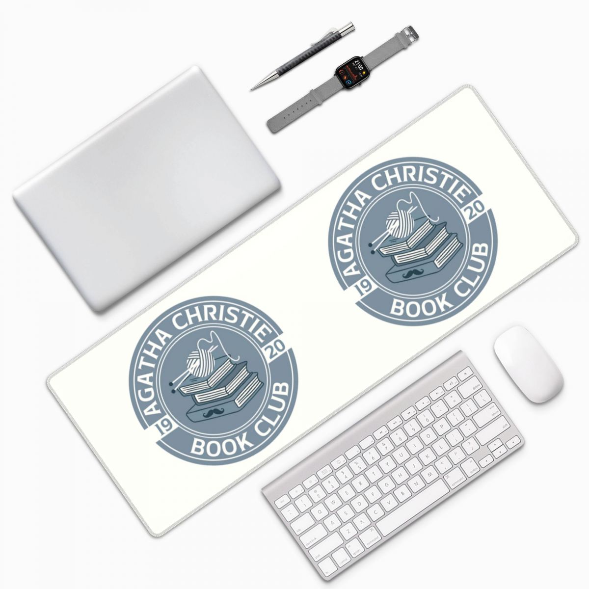 Pc Gaming Club - Agatha Christie Book Club Large Mouse