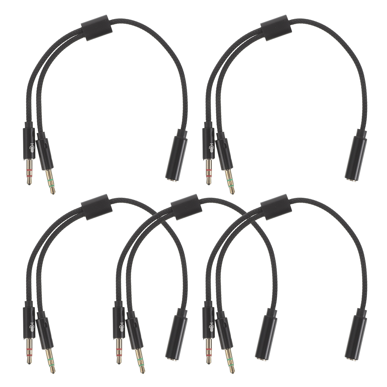 Pc Gaming Earphones - 5Pcs Earphone Adapter Y Splitter Audio