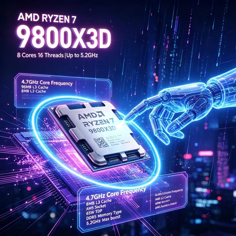 Pc Gaming Ddr5 - AMD Ryzen 7 9800X3D AM5 Gaming