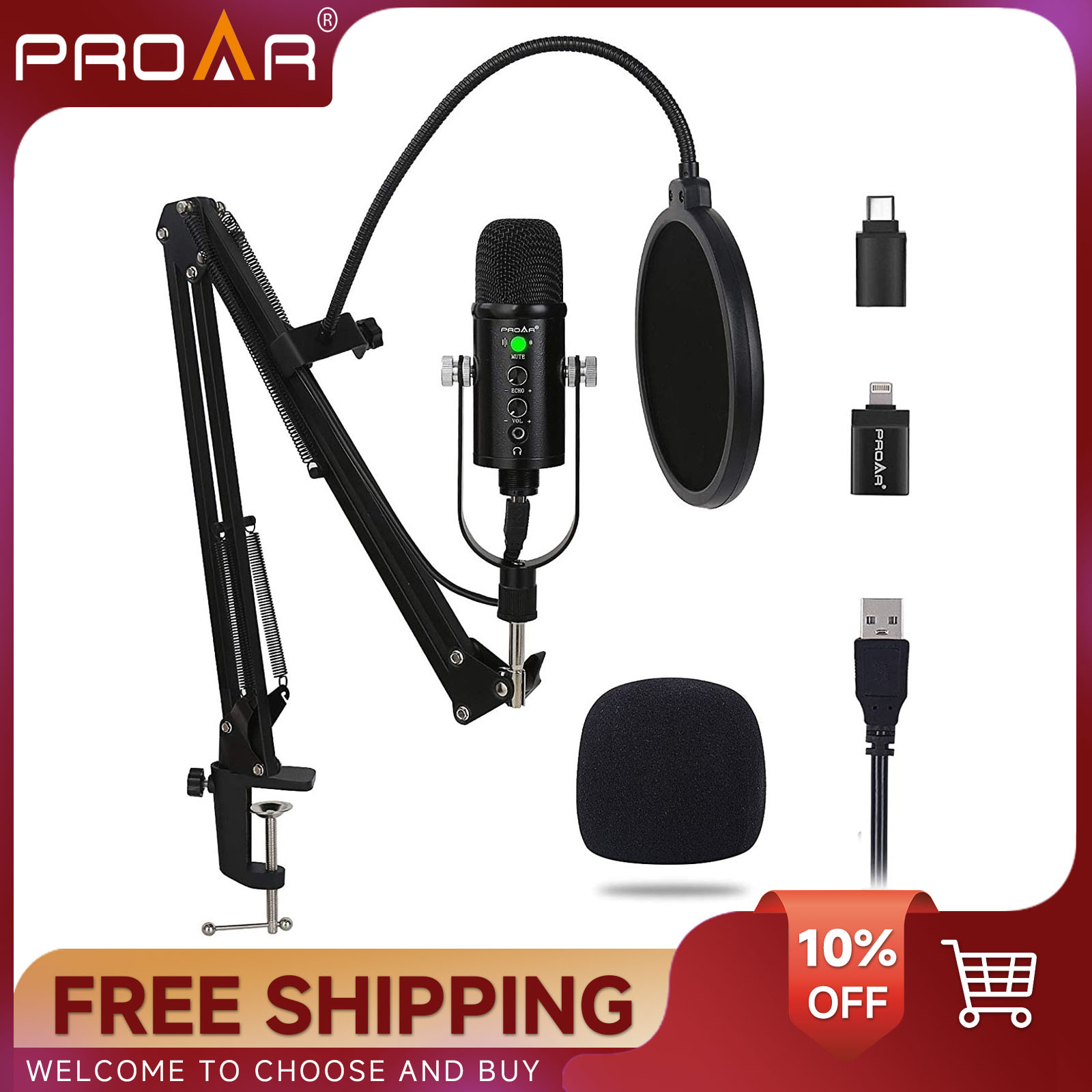 BM86 USB Condenser Microphone  - огляд і ціна Pc Gaming Youtube