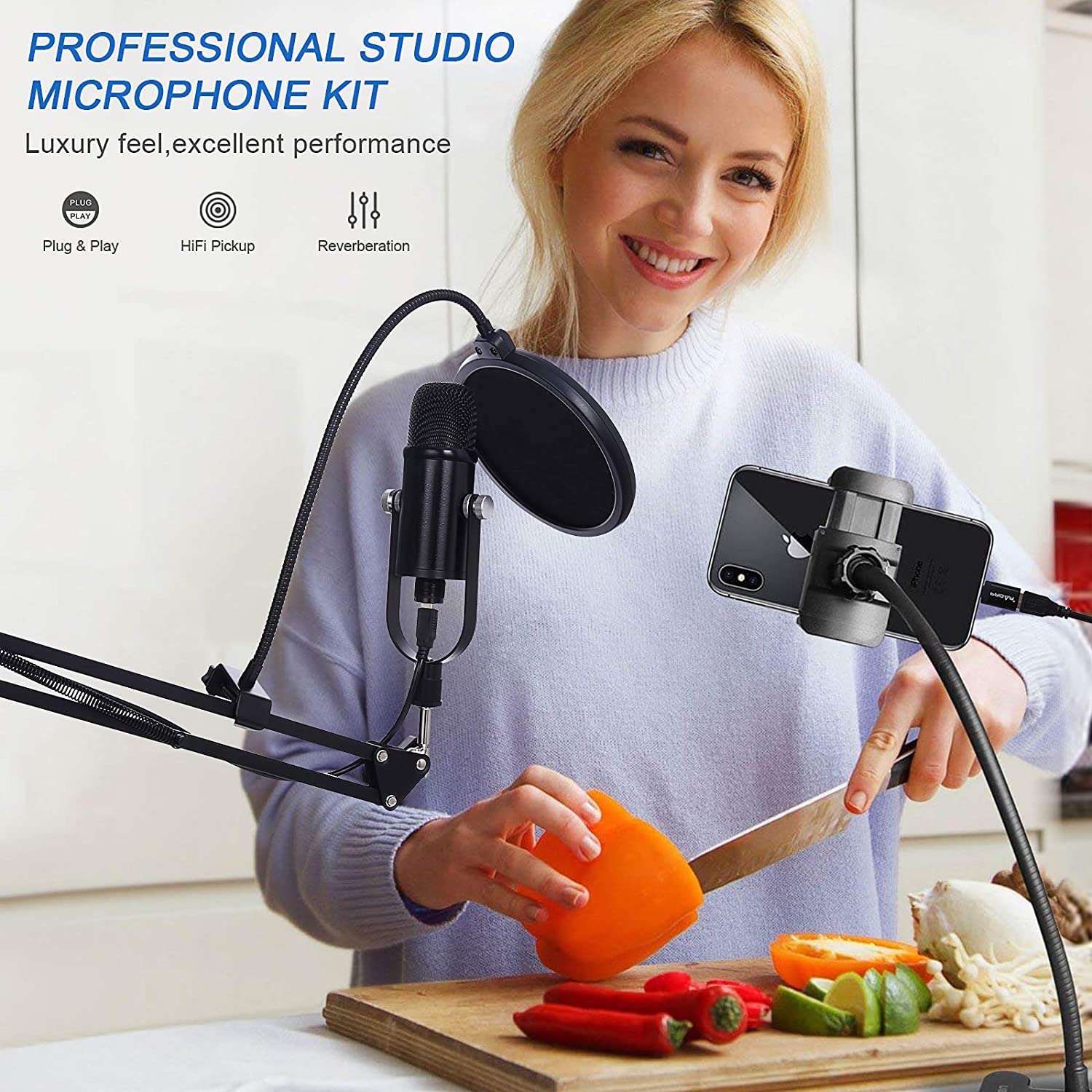 BM86 USB Condenser Microphone  - огляд і ціна Pc Gaming Youtube