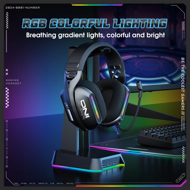ONIKUMA GT808 Wireless Gaming  - огляд і ціна Pc Gaming Earphones