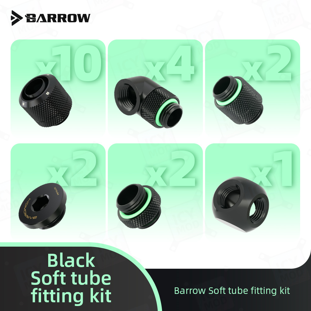 Barrow Soft Tube Connector Kit - огляд і ціна Pc Gaming Youtube