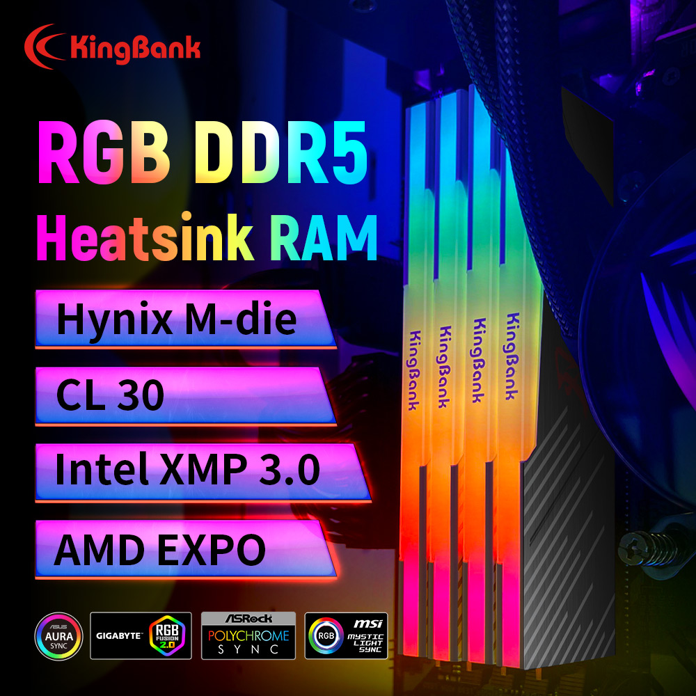 KingBank KRRB DDR5 RGB SoarBla - огляд і ціна Pc Gaming Ddr5