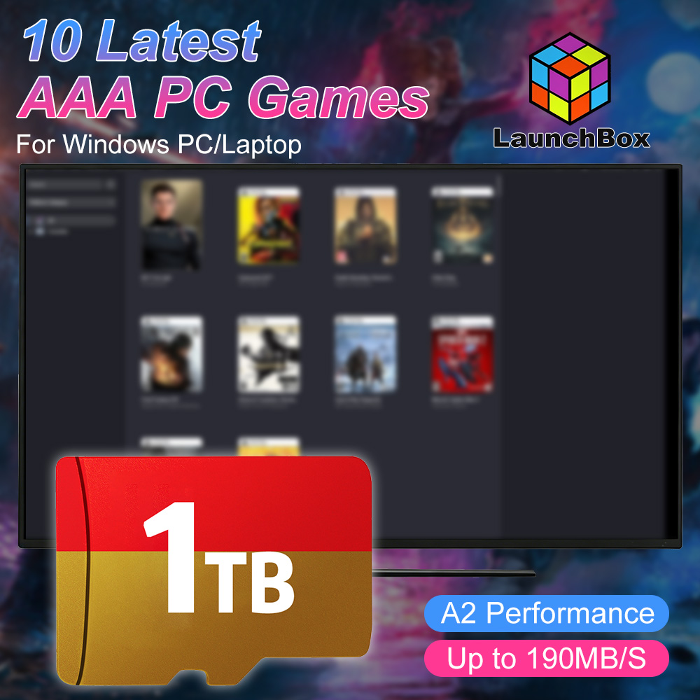JMachen 1TB Game TF Card Built - огляд і ціна Pc Gaming Aaa