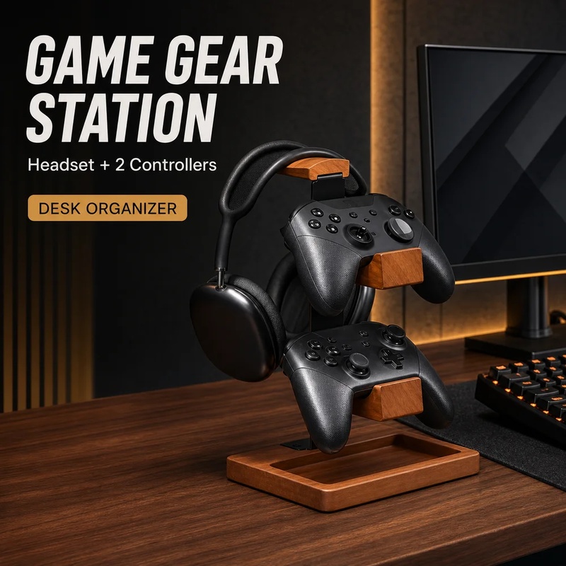 Wooden Headphone Stand Gaming  - огляд і ціна Pc Gaming Earphones
