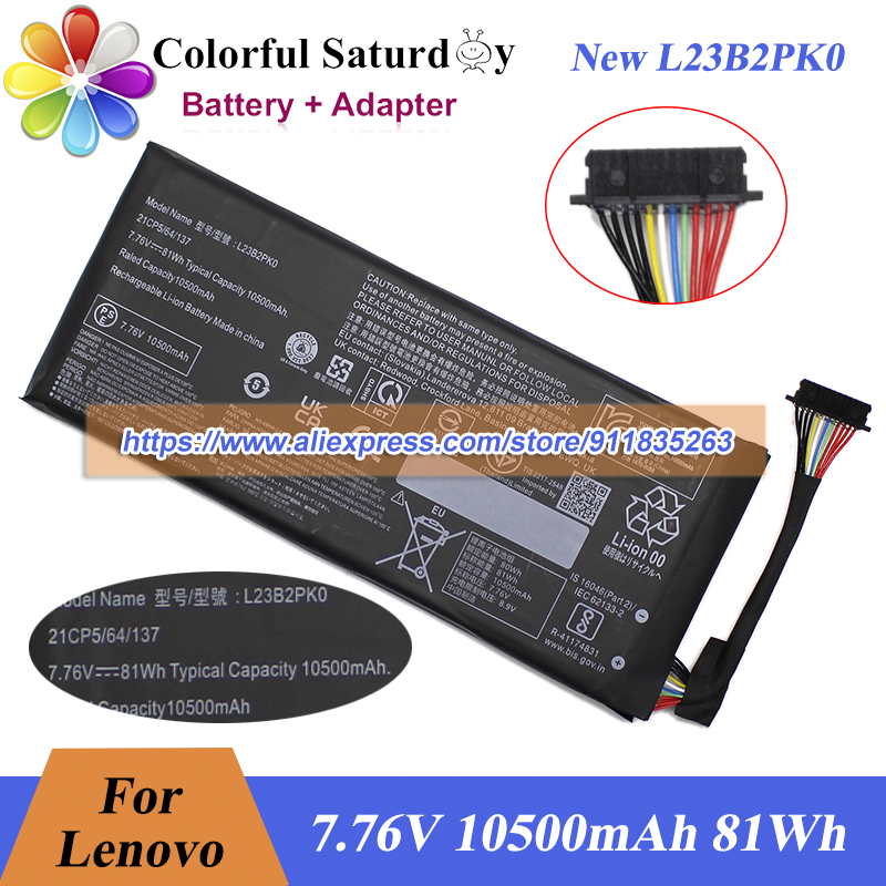 New L23B2PK0 Battery 7.76V 105 - огляд і ціна Pc Gaming Lenovo Legion