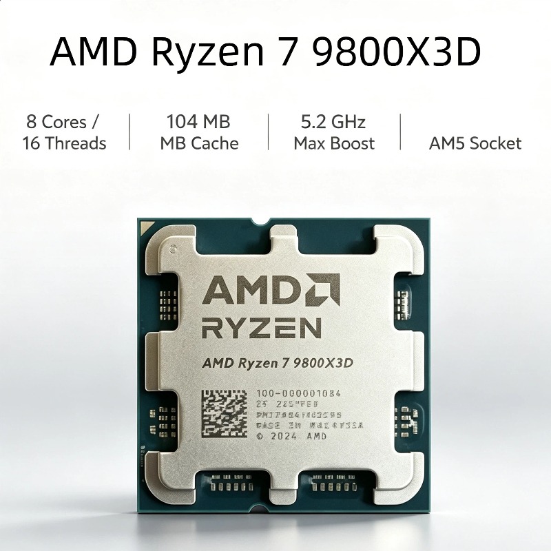 AMD Ryzen 7 9800X3D Content Cr - огляд і ціна Pc Gaming Ddr5
