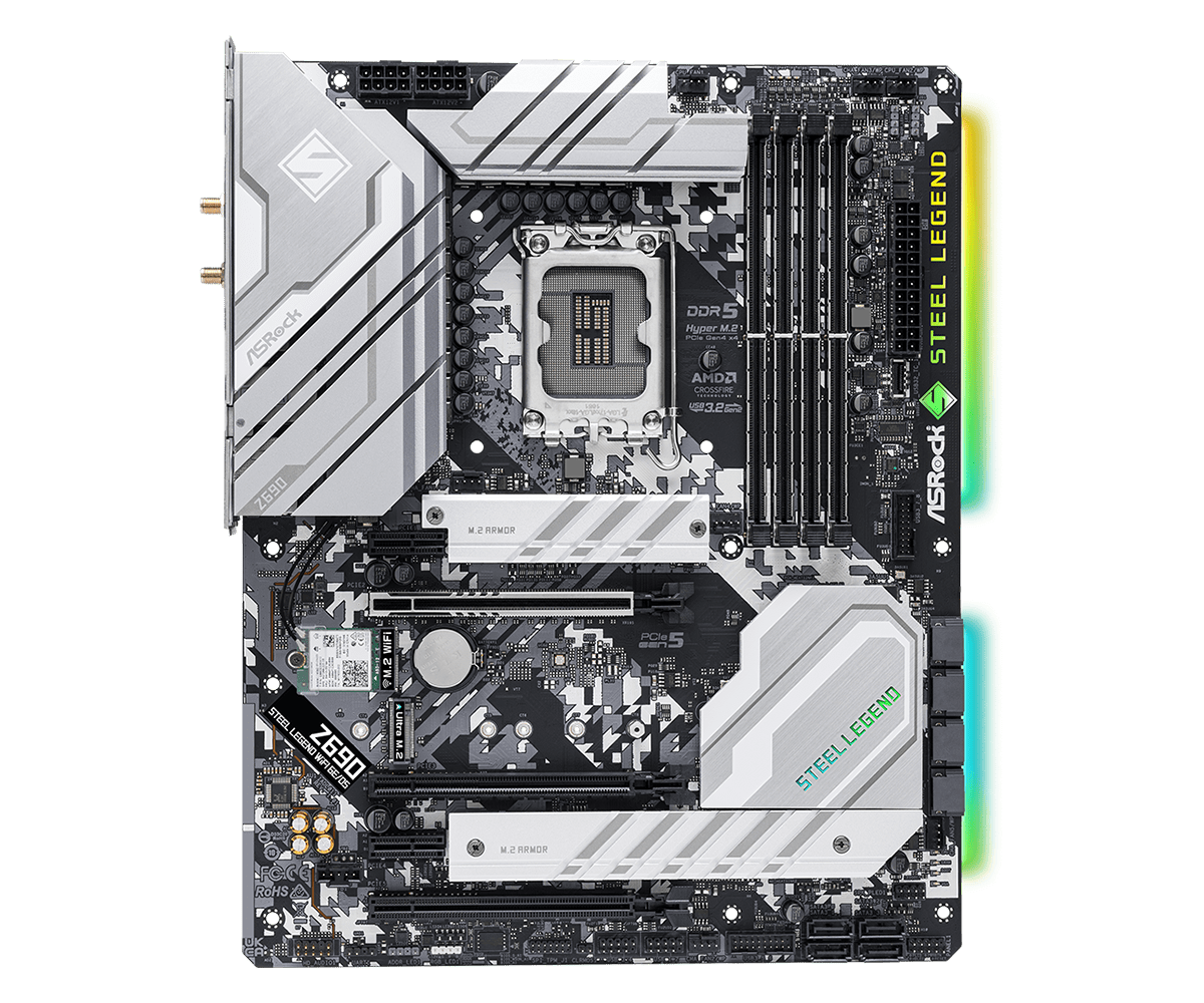 Z690 LGA1700 Motherboard ASROC - огляд і ціна Pc Gaming Ddr5