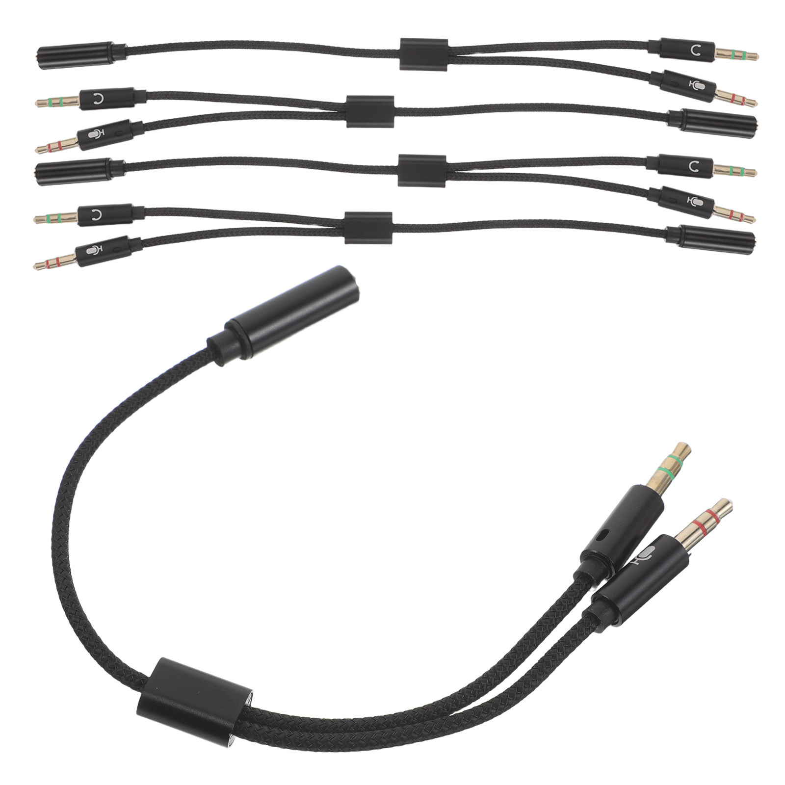 5Pcs Earphone Adapter Y Splitt - огляд і ціна Pc Gaming Earphones