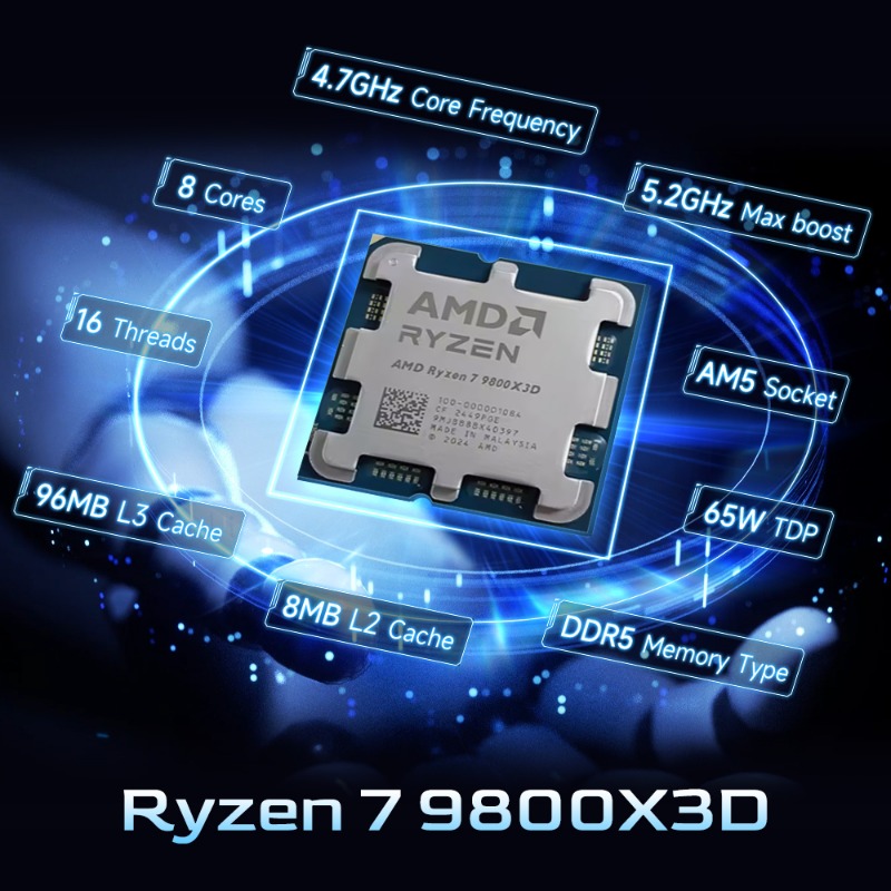 AMD Ryzen 7 9800X3D AM5 Gaming - огляд і ціна Pc Gaming Ddr5