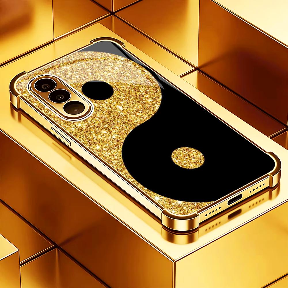 Luxurious black gold pattern T - огляд і ціна Pc Case Tempered Glass